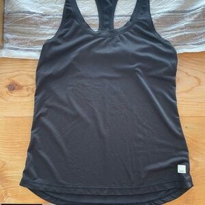 Vuori black racerback tank